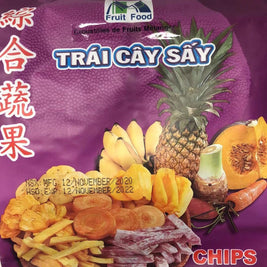 Chips de fruits et légumes assortis Fruit Food 250g 综合蔬果干