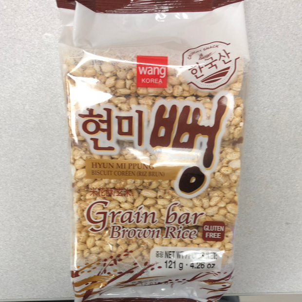 Biscuit coréen (riz brun) 韩国玄米脆/米花酥 121g