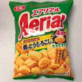 Chips à maïs japonais BBQ Aerial YBC 日本🇯🇵玉米片 75g 碳烤味