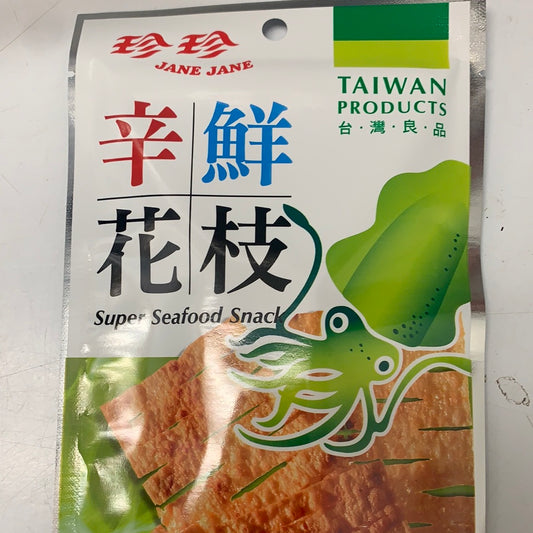 Seiche à l’ail en collation 珍珍 香蒜味 辛鲜花枝28g