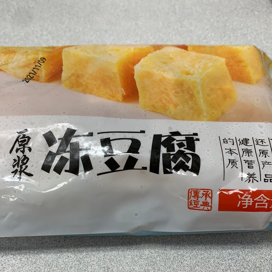 Tofu surgelé 原浆 冻豆腐 350g