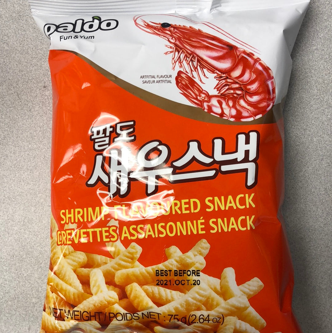 Craquelins de crevettes PALDO 虾条 75g