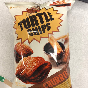 Turtle chips Chico churros snack Orion 160g