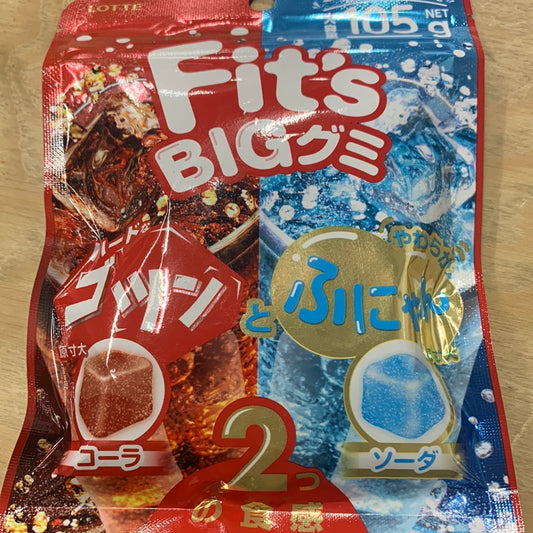 Bonbon au coke et soda LOTTE 105g