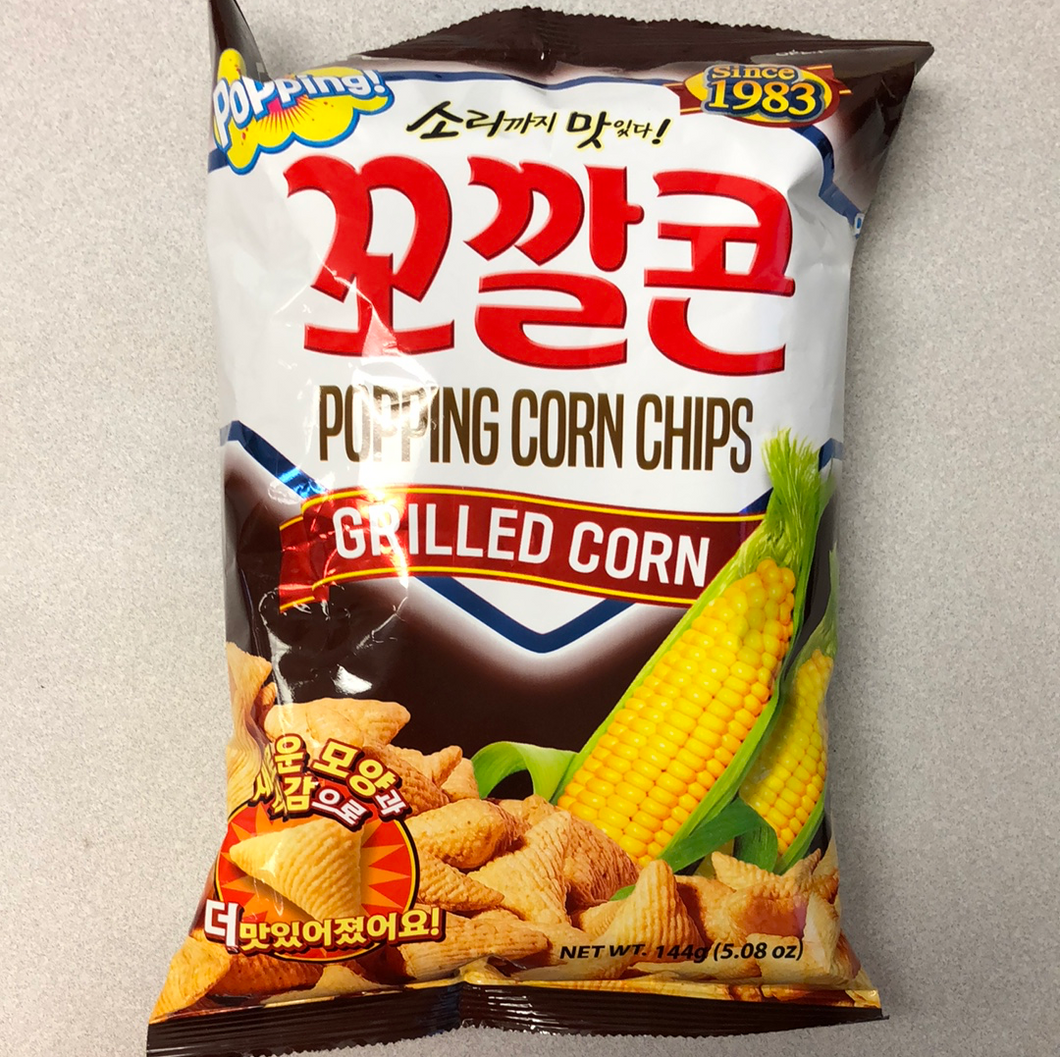 Chips de maïs Grilled Corn LOTTE🇰🇷 韩国玉米脆片 烧烤味 144g