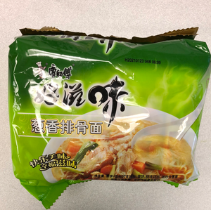 Nouilles instantanées KSF (soupe de porc et oignon vert)-康师傅 葱香排骨面