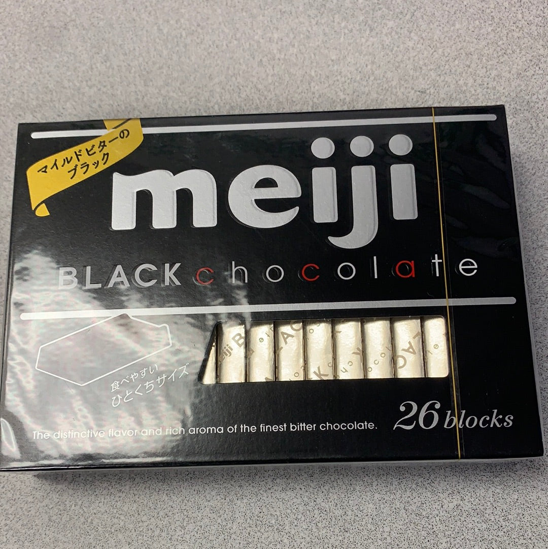 Chocolat noir Meiji 明治纯黑巧克力