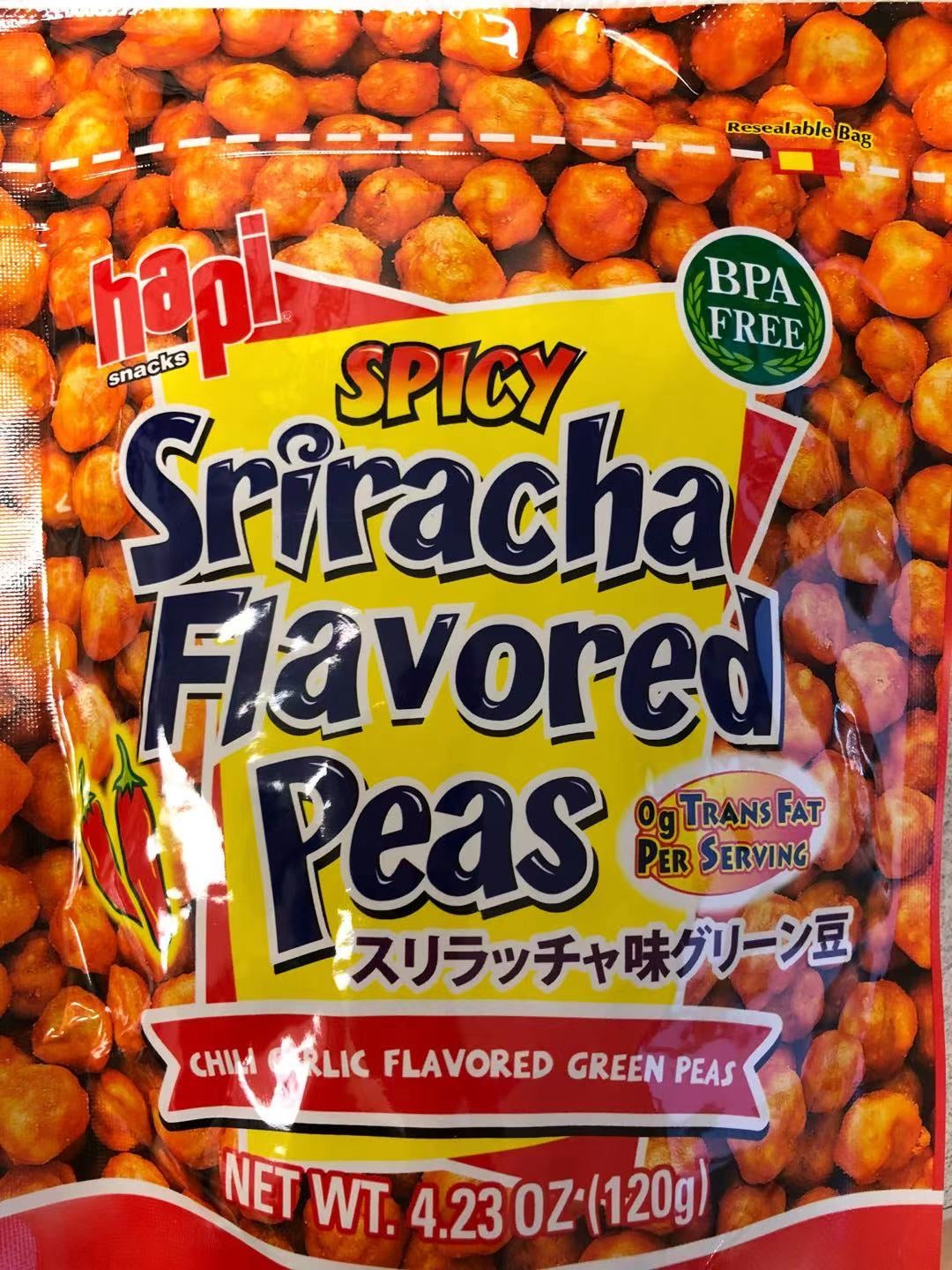 Petit pois au Chili SRIRACHA HAPI香辣青豆120g