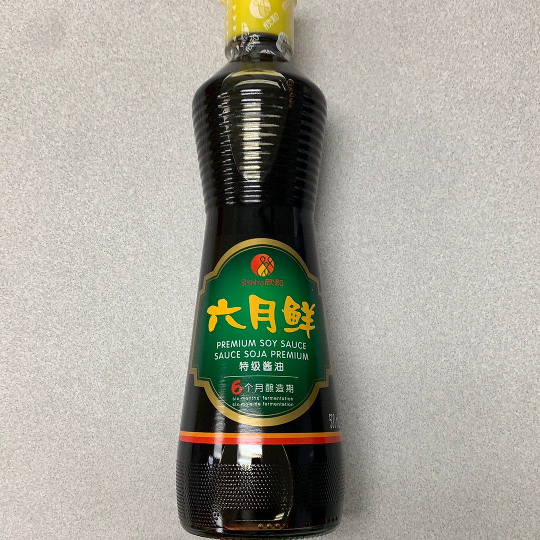 Sauce de soja premium 六月鲜 特级酱油 500mL