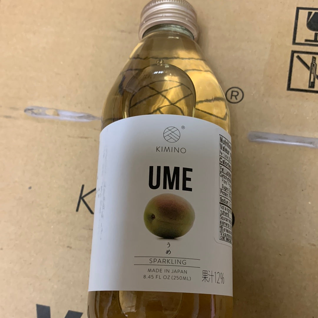 Promo-Boisson pétillante japonais KIMINO (saveur ume) 250mL