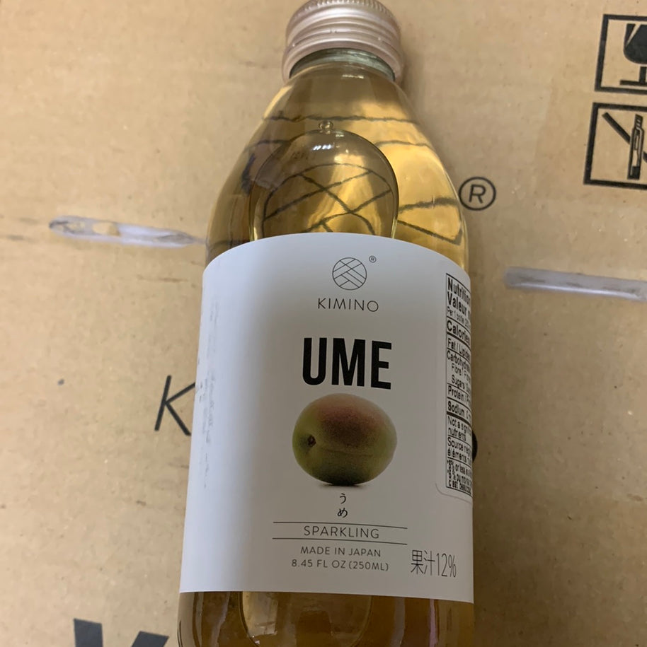 Promo-Boisson pétillante japonais KIMINO (saveur ume) 250mL