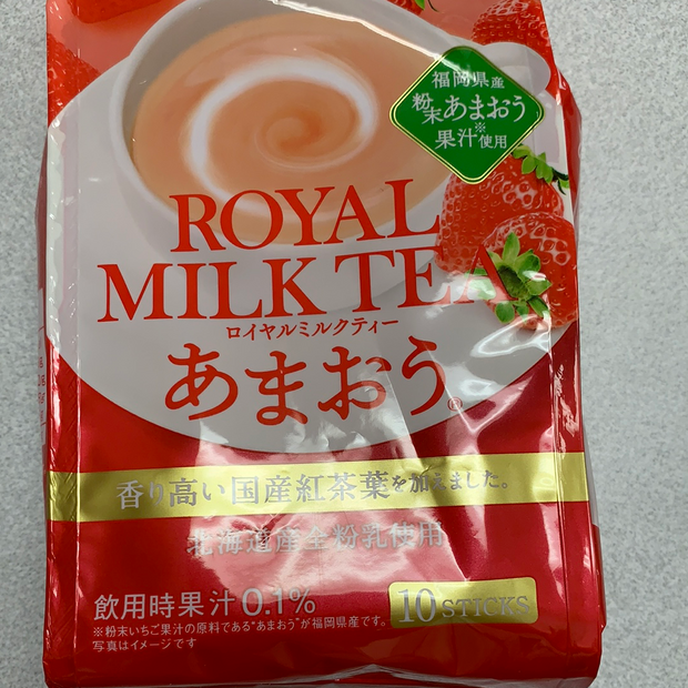 Promo-Thé au lait japonais(saveur de fraise)草莓味 日东红茶