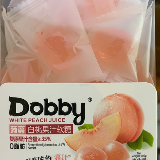 Bonbon gummie (saveur pêche) 100g