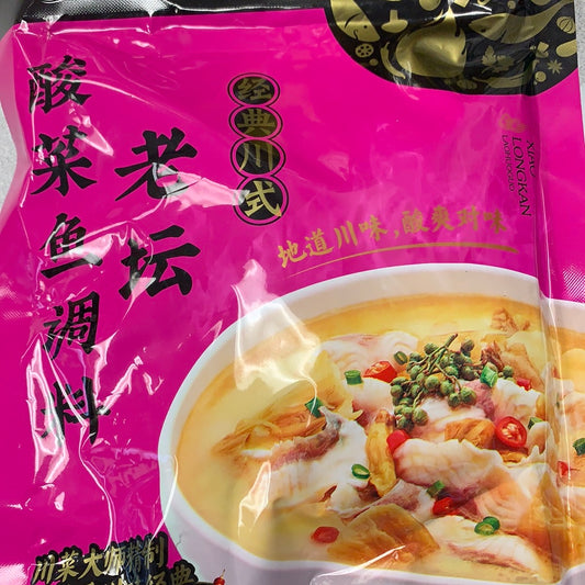 Assaisonnement de poisson au moutarde marinée 小龙坎 老坛酸菜鱼调料360g