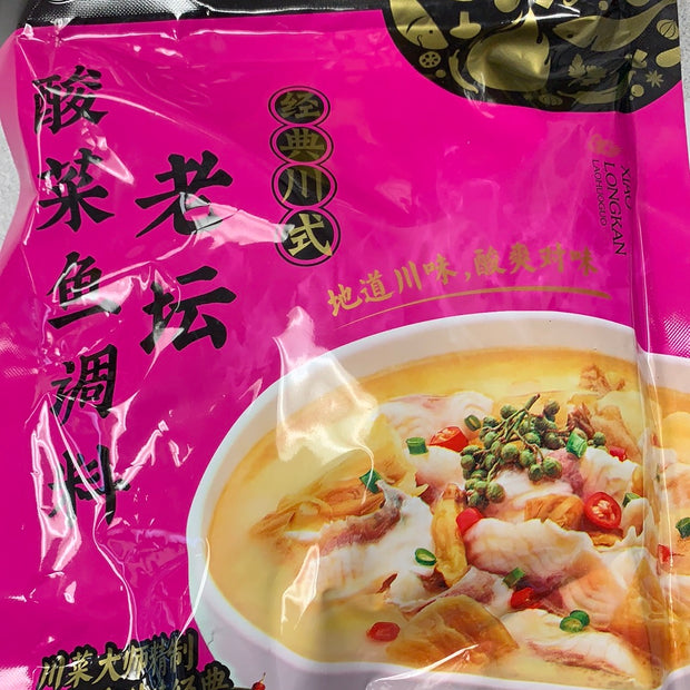 Assaisonnement de poisson au moutarde marinée 小龙坎 老坛酸菜鱼调料360g