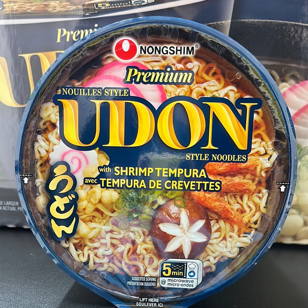 Nouilles instantanées à la japonaise NONGSHIM (udon avec tempura de crevettes) 114g