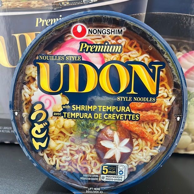 Nouilles instantanées à la japonaise NONGSHIM (udon avec tempura de crevettes) 114g