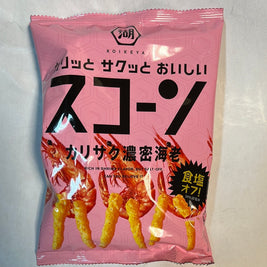 Chips de maïs en bâtonnet (saveur Crevette) KOIKEYA 🇯🇵湖池屋 鲜虾味粟米棒 75g