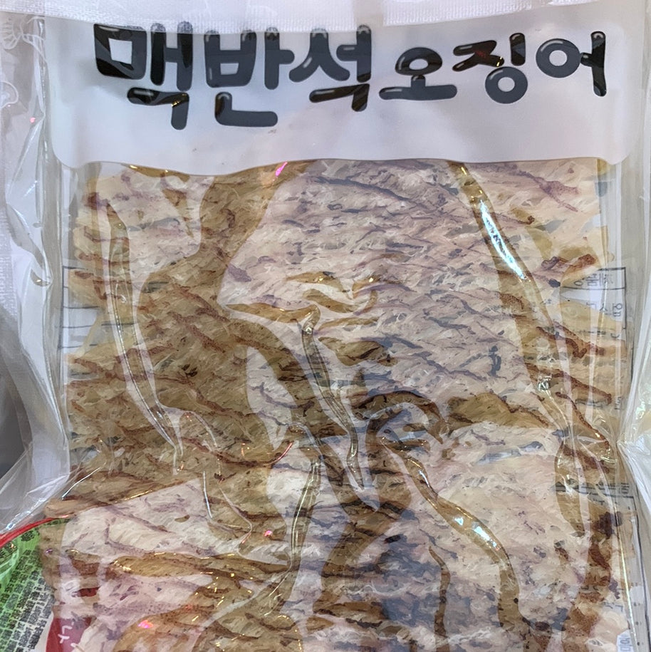 Calmar séché grillé (avec piment)炭烤鱿鱼丝