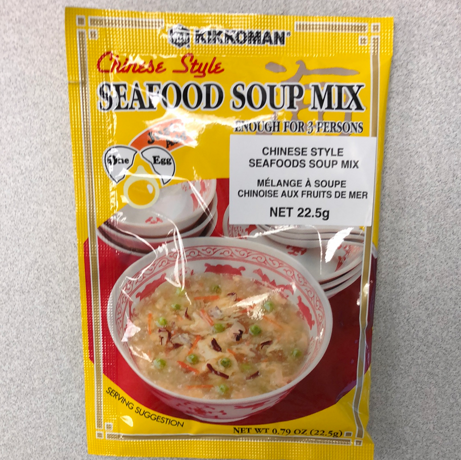 Mélange de soupe instantanée -fruit de mer KIKKOMAN 中式海鲜蛋花汤