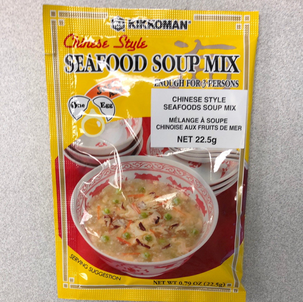 Mélange de soupe instantanée -fruit de mer KIKKOMAN 中式海鲜蛋花汤