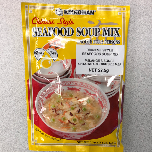 Mélange de soupe instantanée -fruit de mer KIKKOMAN 中式海鲜蛋花汤