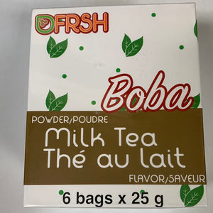 Poudre thé au lait BOBA(saveur originale)25gx6