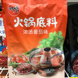 Base de fondue chinoise(saveur tomate) CQ 川崎 番茄火锅底料 200g