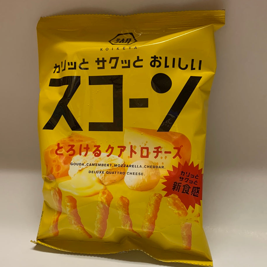 Chips de maïs (saveur 4 fromage) KOIKEYA 🇯🇵 湖池屋 四种奶酪口味栗米条