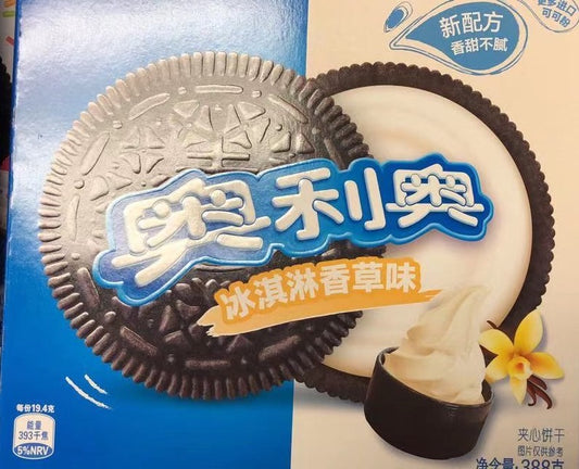 Oreo(saveur crème glacée à la vanille)冰激凌香草味 奥利奥饼干