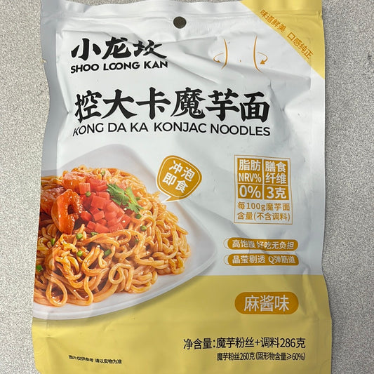 Nouilles Konjac (saveur sauce aux sésames) XLK小龙坎 麻酱味 控大卡魔芋面