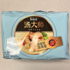 Nouilles instantanées KSF (saveur de côtes de porc et pétoncles)-康师傅汤大师 上汤瑶柱排骨面 112g x5