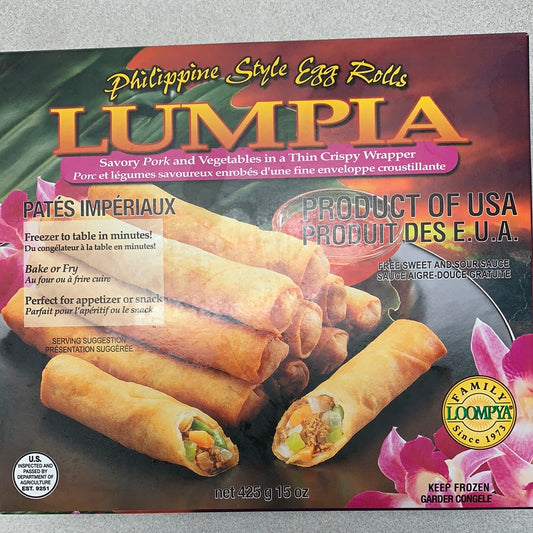 Rouleaux impériaux au porc et légumes LUMPIA