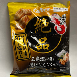 Chips de crevettes sel et ail CALBEE 60g
