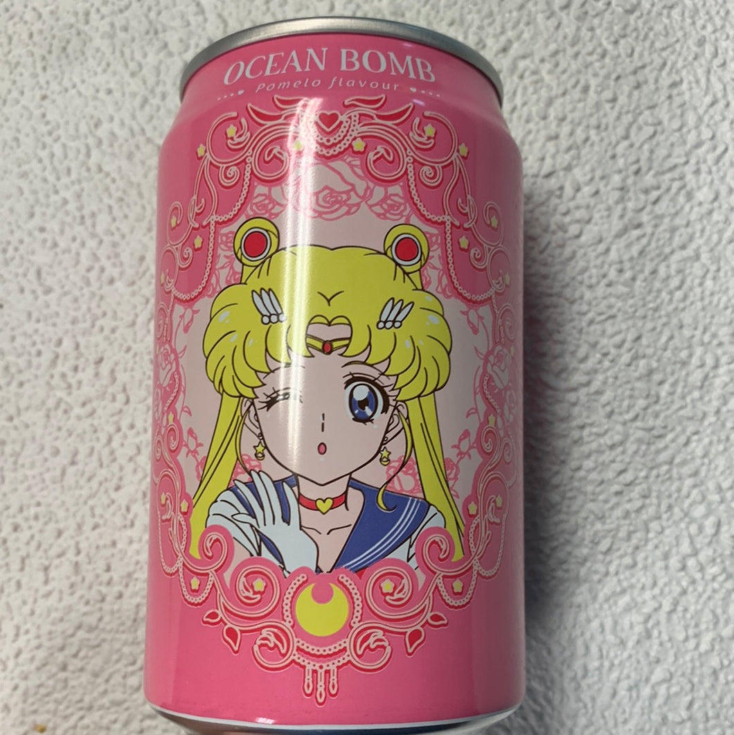 Sailor moon OCEAN BOMB (saveur pomelos) 美少女战士 黄金柚味气泡水330mL