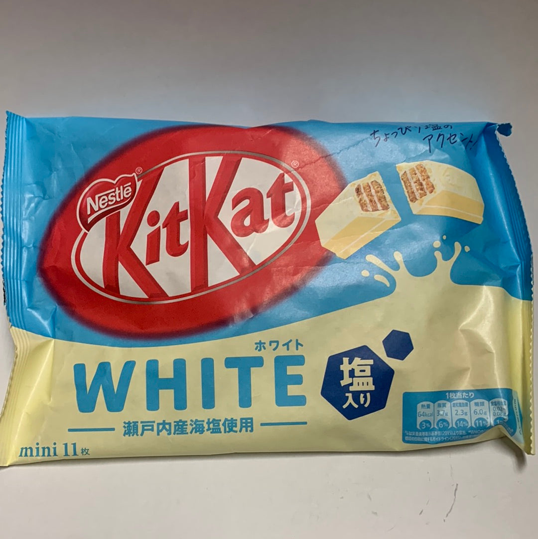 KitKat au chocolat blanc et sel