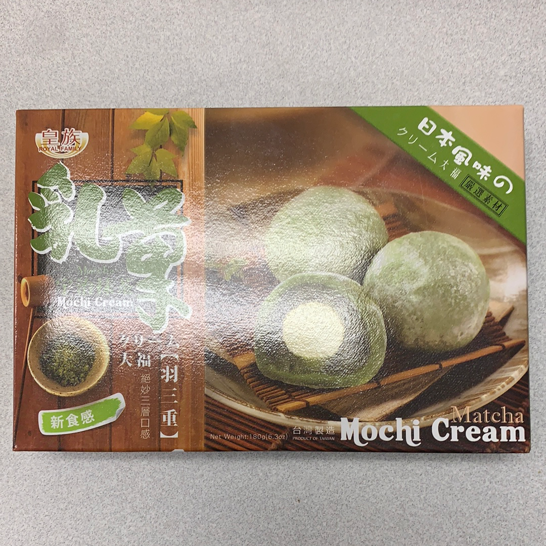 Mochi (crème et matcha) 抹茶奶香麻糬 180g