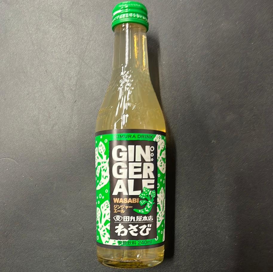 WASABI GINGERALE japonais KIMURA 芥末姜汁汽水 240ml