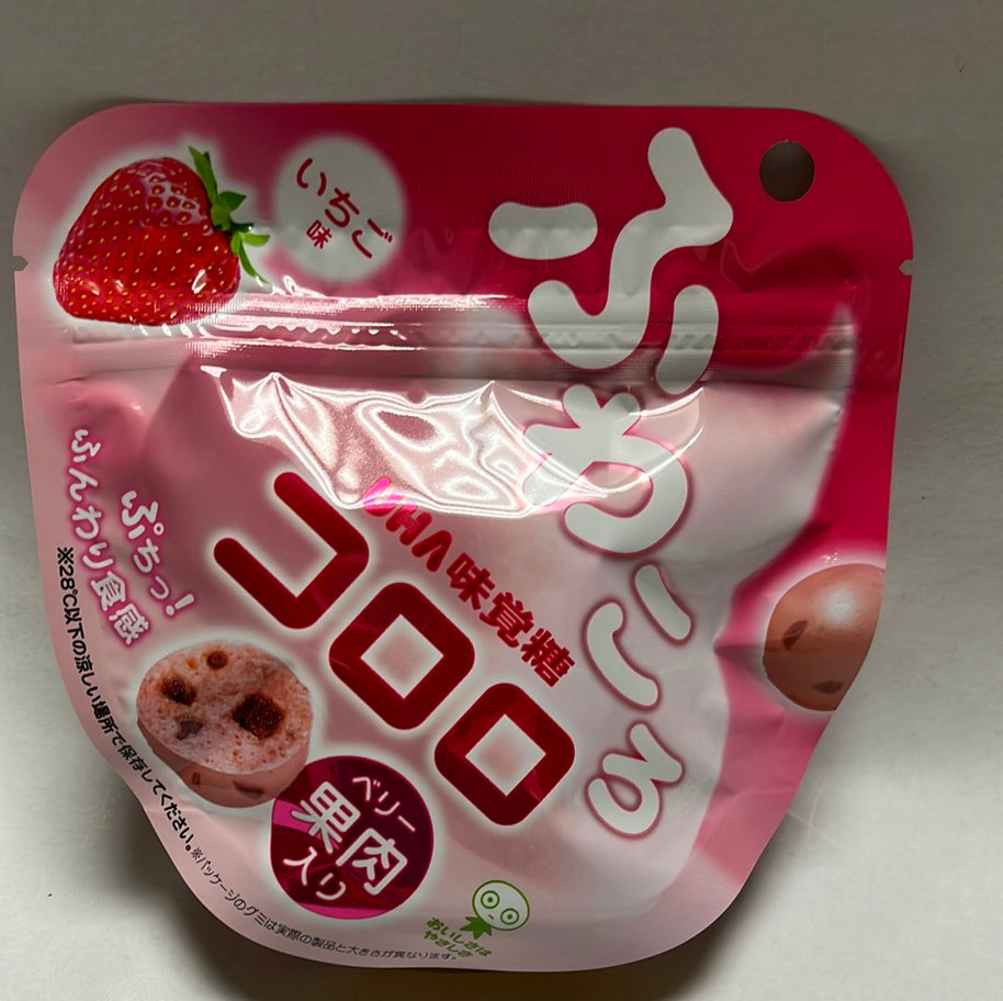 Bonbon UHA(saveur fraise) 味觉糖 草莓软糖 30g