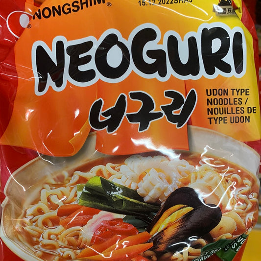 Nouille Neoguri NONGSHIM (saveur de fruit de mer épicé) 农心 辣海鲜拉面 120g