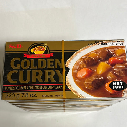 Mélange pour curry japonais GOLDEN CURRY S&B (saveur épicée)220g