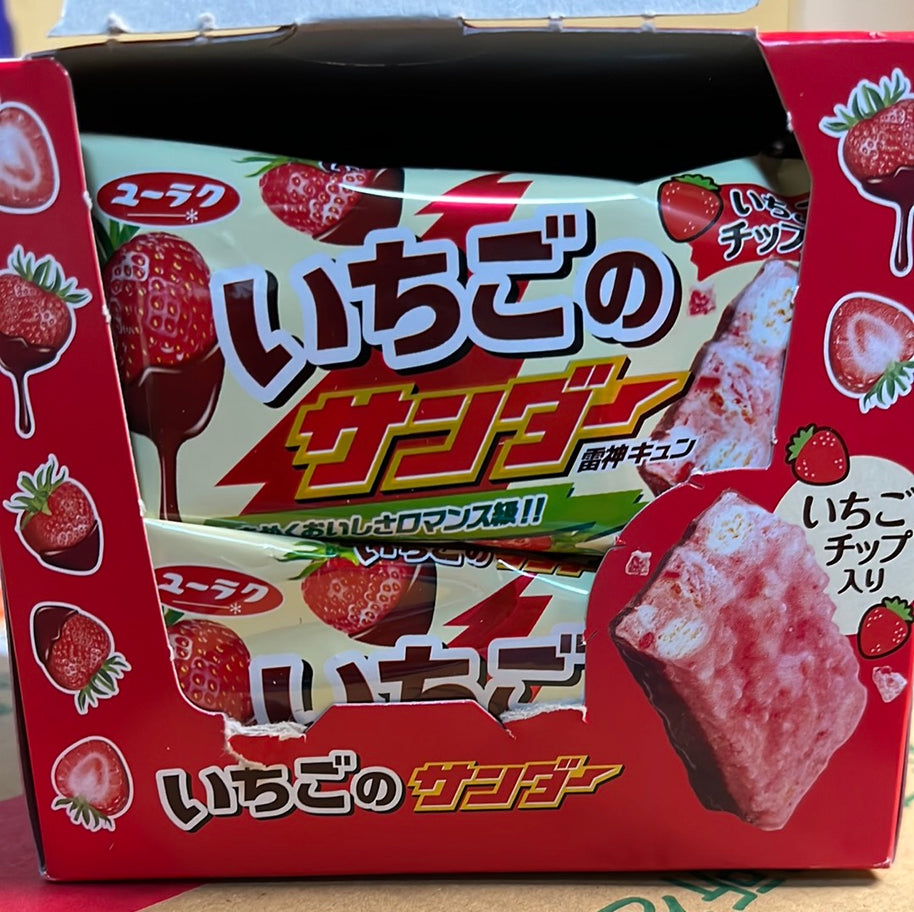 Bâtonnets de chocolat aux fraises THUNDER 草莓雷神巧克力棒