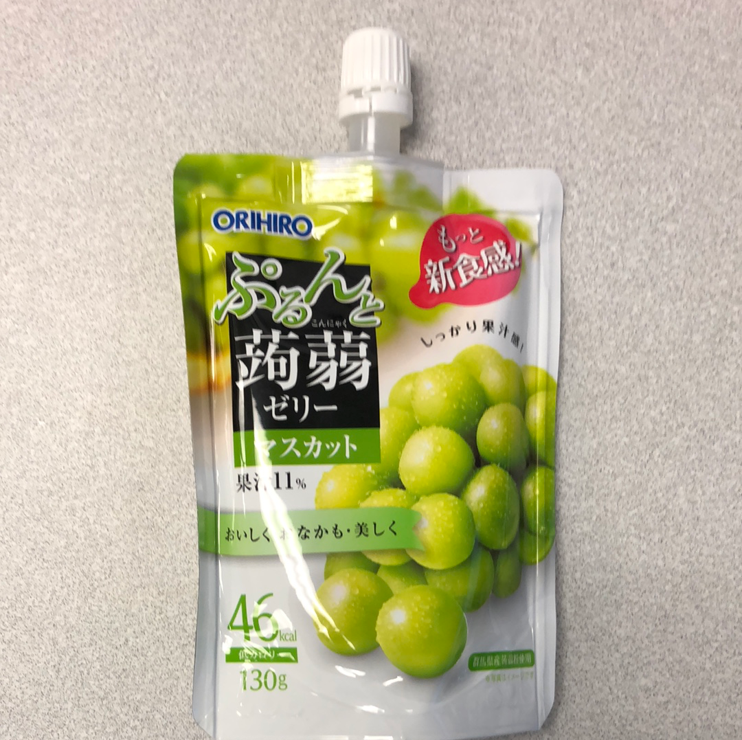 Jelly japonais (saveur raisin vert) ORIHIRO 日本青葡萄吸吸果冻 130g