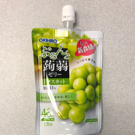 Jelly japonais (saveur raisin vert) ORIHIRO 日本青葡萄吸吸果冻 130g