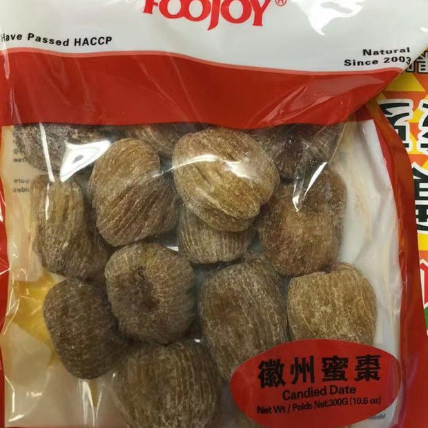 Dates conservés séchés Foojoy 徽州蜜枣300g
