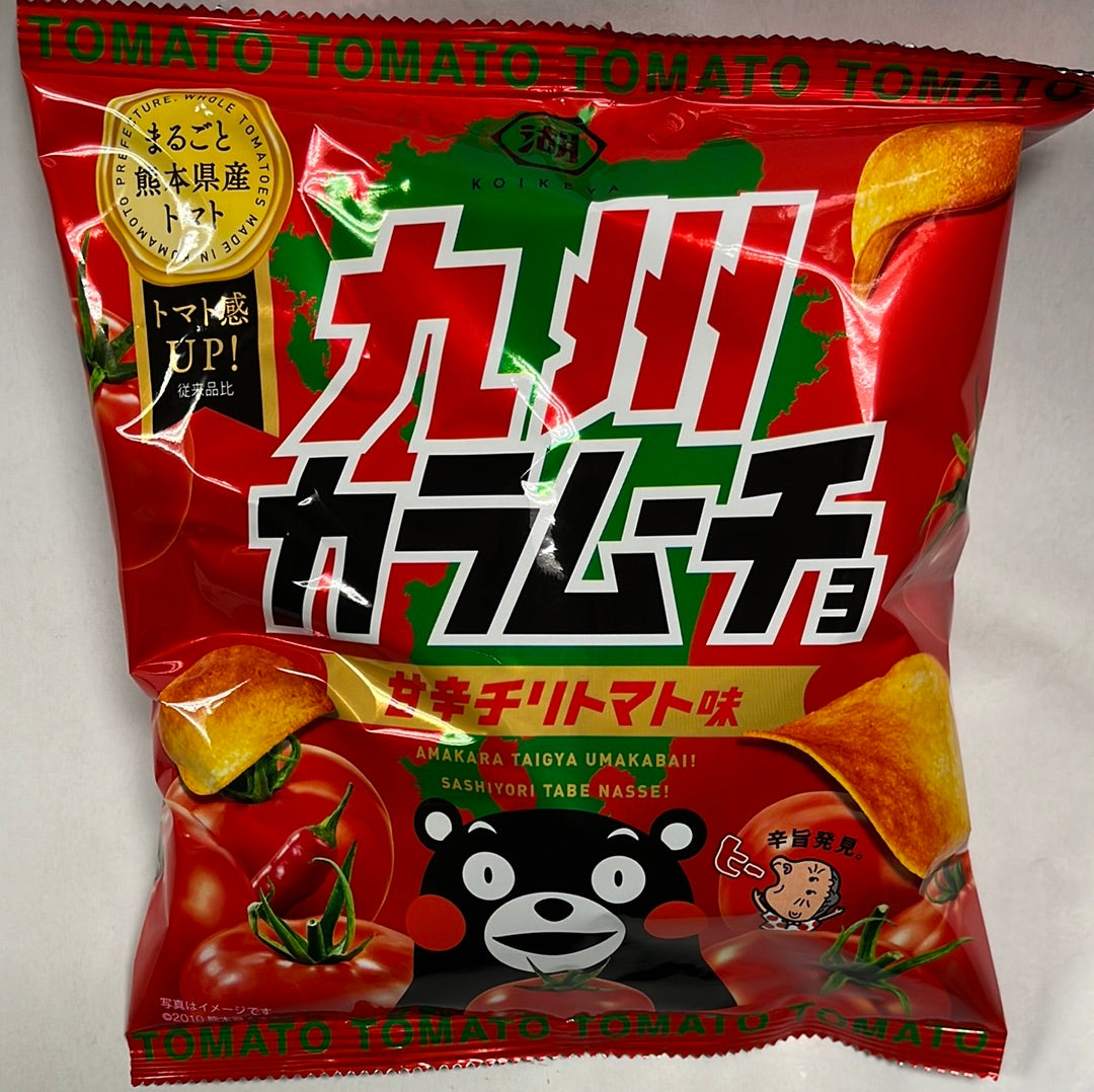 Chips au tomate et piment fort KOIKEYA 湖池屋 番茄辣薯片 55g