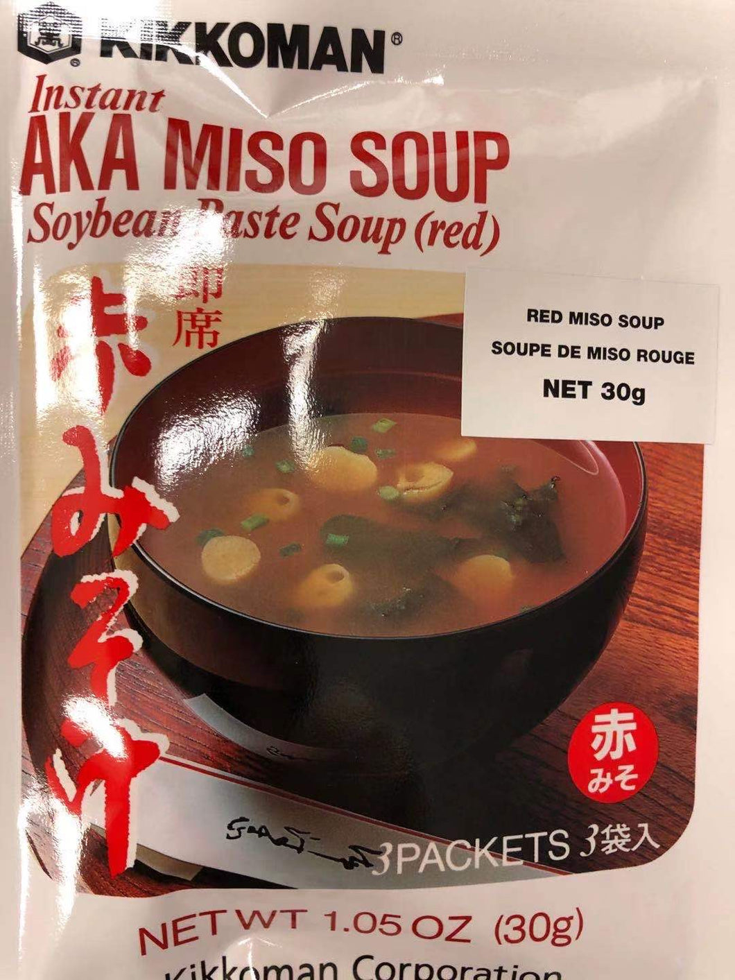 Mélange de soupe AKA Miso(rouge) 🇯🇵KIKKOMAN日式 紅味增汤料包
