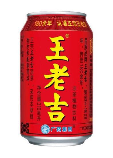 Thé aux herbes王老吉 凉茶 310mL