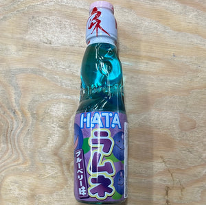 Ramuné japonais HATA (saveur bleuet)日本波子汽水（蓝莓味）