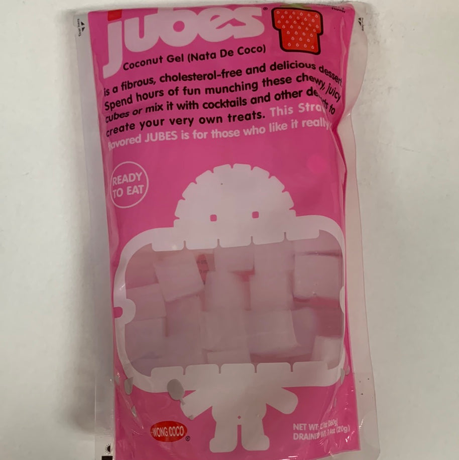 Promo-Gelée au nata de coco(saveur fraise) JUBES 360g